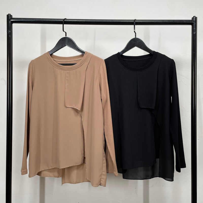 230902 - 2 In 1 Chiffon Top(📣 New Item 📣)