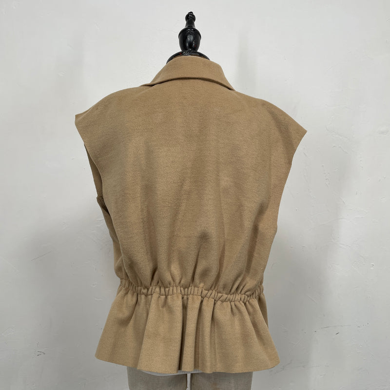 230926 - Slim Sleeveless Jacket