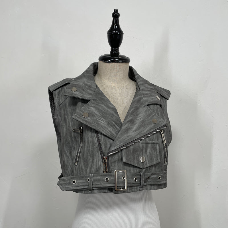 230919 - PU Leather Vest (10% Off)
