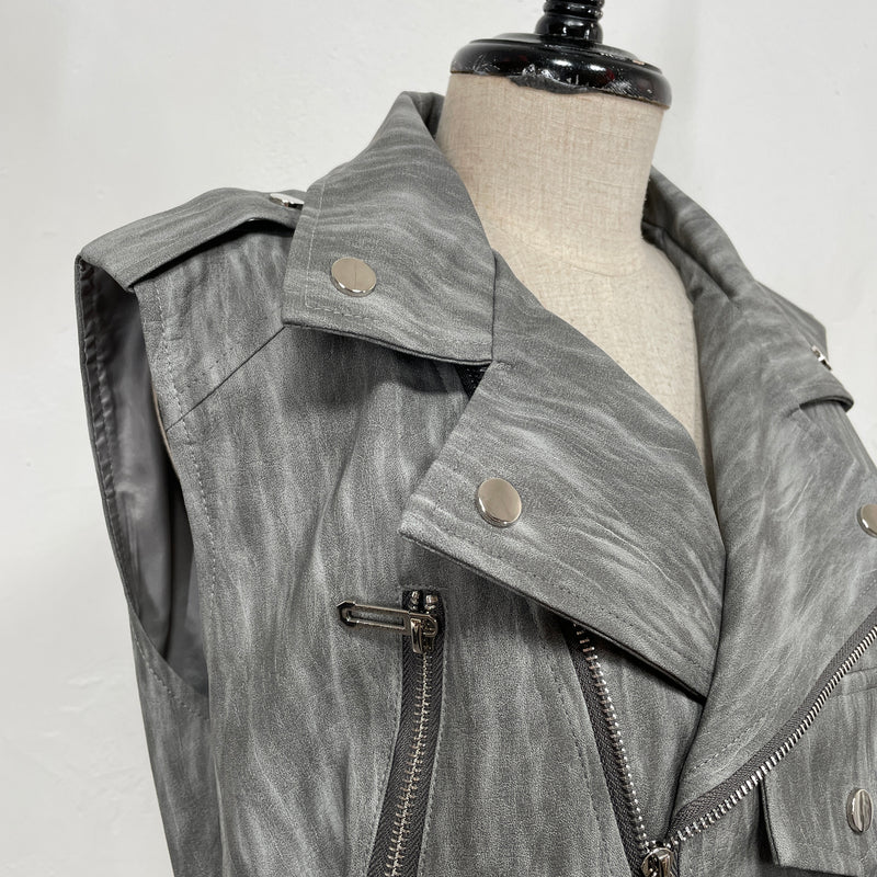 230919 - PU Leather Vest (10% Off)