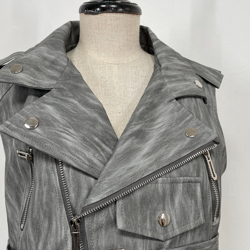 230919 - PU Leather Vest (10% Off)