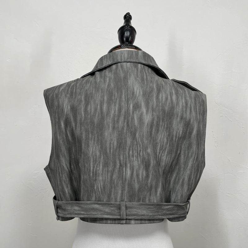 230919 - PU Leather Vest (10% Off)