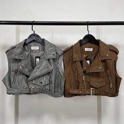 230919 - PU Leather Vest (10% Off)