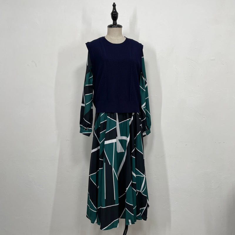230870 - Green Pattern Dress Set (❤️ Hot Item ❤️)