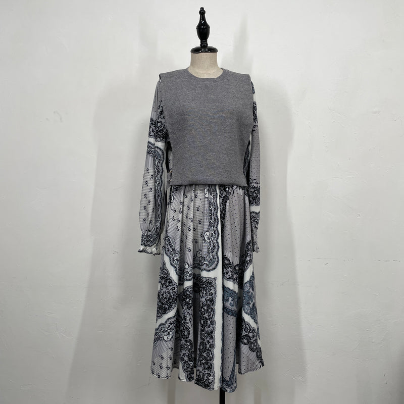 230907 - Lace Print Dress Set (❤️ Hot Item ❤️)