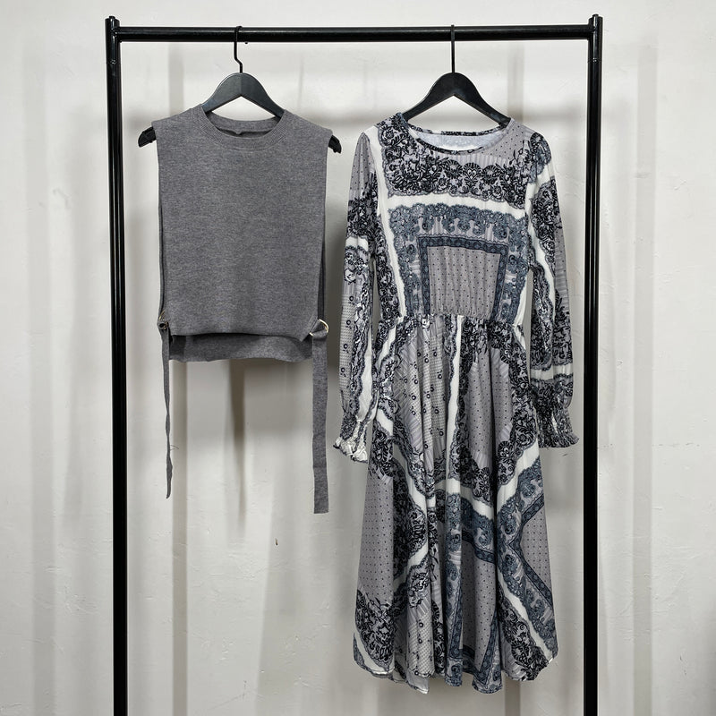 230907 - Lace Print Dress Set (❤️ Hot Item ❤️)
