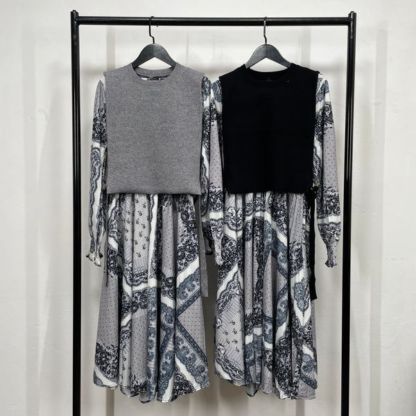 230907 - Lace Print Dress Set(📣 New Item 📣)