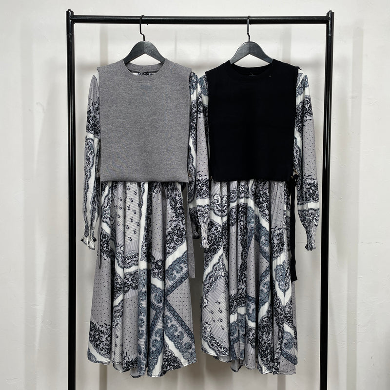 230907 - Lace Print Dress Set (❤️ Hot Item ❤️)