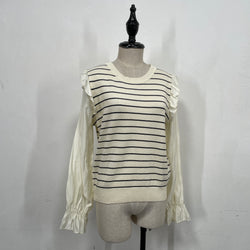 230912 - Striped Ruffle Top (10% Off)