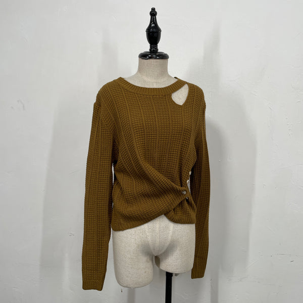230901 - Design Collar Knitting Top(📣 New Item 📣)
