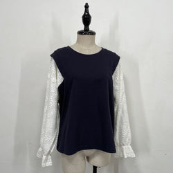 230859 - Hook Flower Sleeve Top (30% Off)