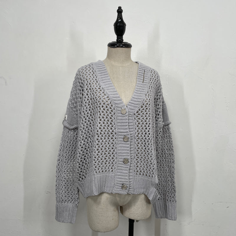 230881 - Silver Button Cardigan (10% Off)