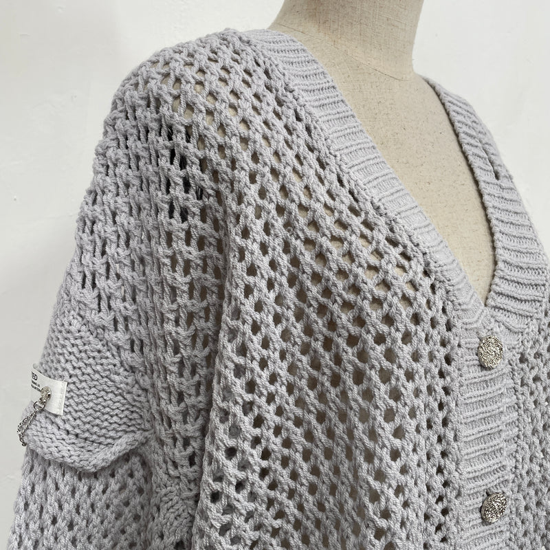230881 - Silver Button Cardigan (10% Off)