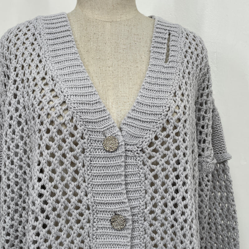 230881 - Silver Button Cardigan (10% Off)