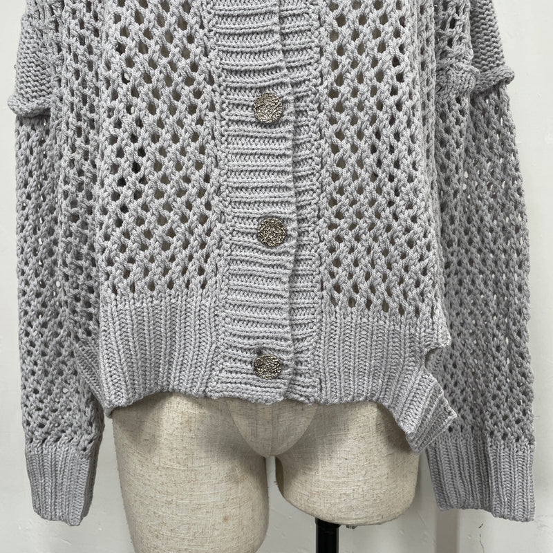 230881 - Silver Button Cardigan (10% Off)