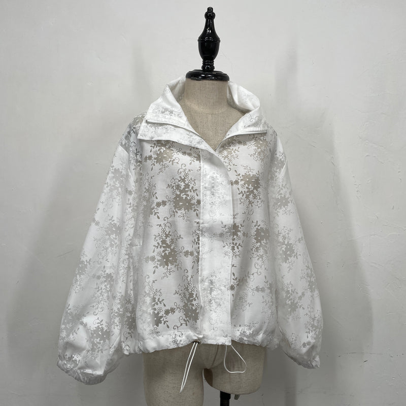 230862 - Floral See Though Jacket (30% Off)