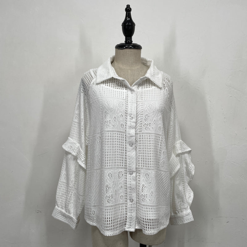 230863 - Hook Flower Shirt Set (10% Off)