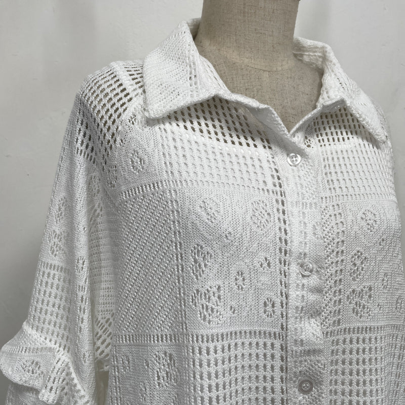 230863 - Hook Flower Shirt Set (10% Off)