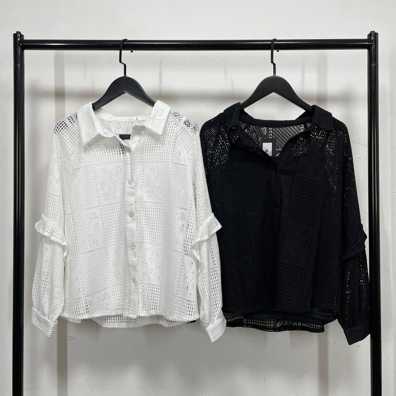 230863 - Hook Flower Shirt Set (10% Off)