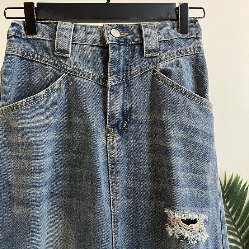 250099 - Denim Skirt (❤️ Hot Item ❤️)