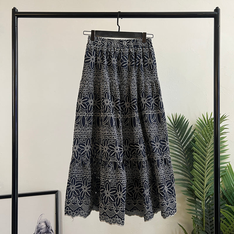 250103 - Embroidered Skirt (❤️ Hot Item ❤️)