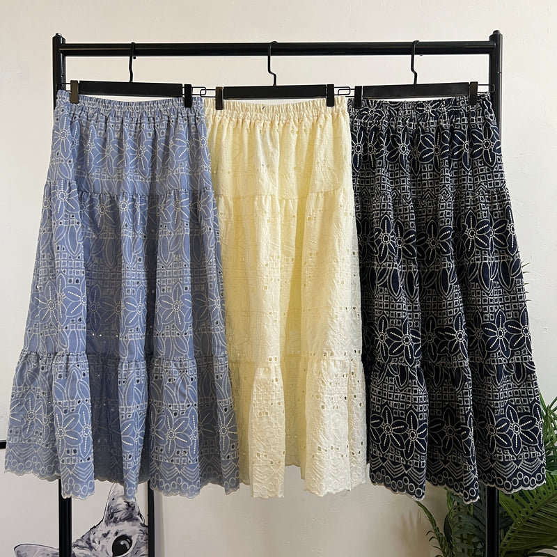 250103 - Embroidered Skirt (❤️ Hot Item ❤️)