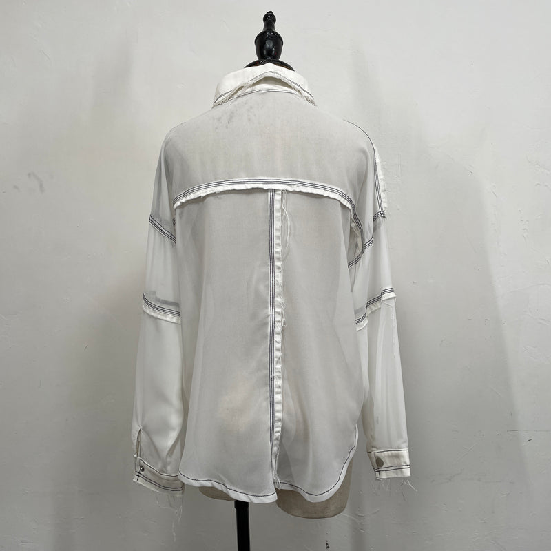 230948 - Chiffon Shirt Top(📣 New Item 📣)