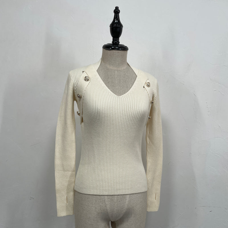 230941 - Design Shoulder Knitting Top