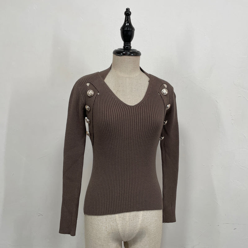230941 - Design Shoulder Knitting Top