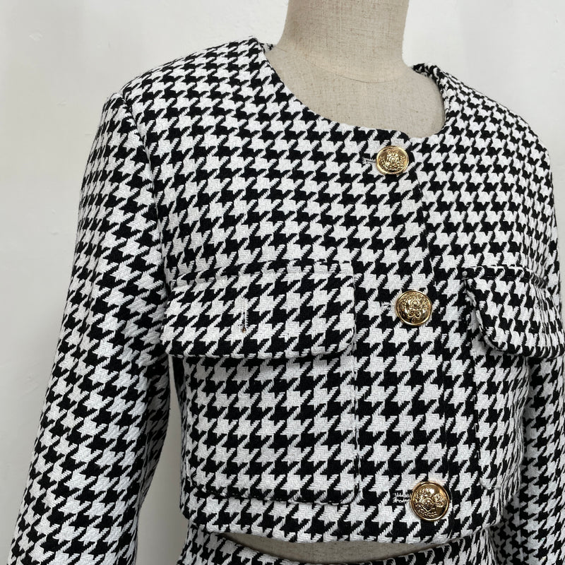 230928 - Houndstooth Skirt Set(📣 New Item 📣)