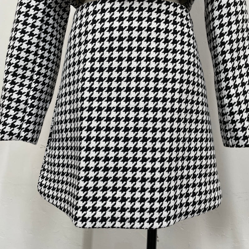 230928 - Houndstooth Skirt Set(📣 New Item 📣)