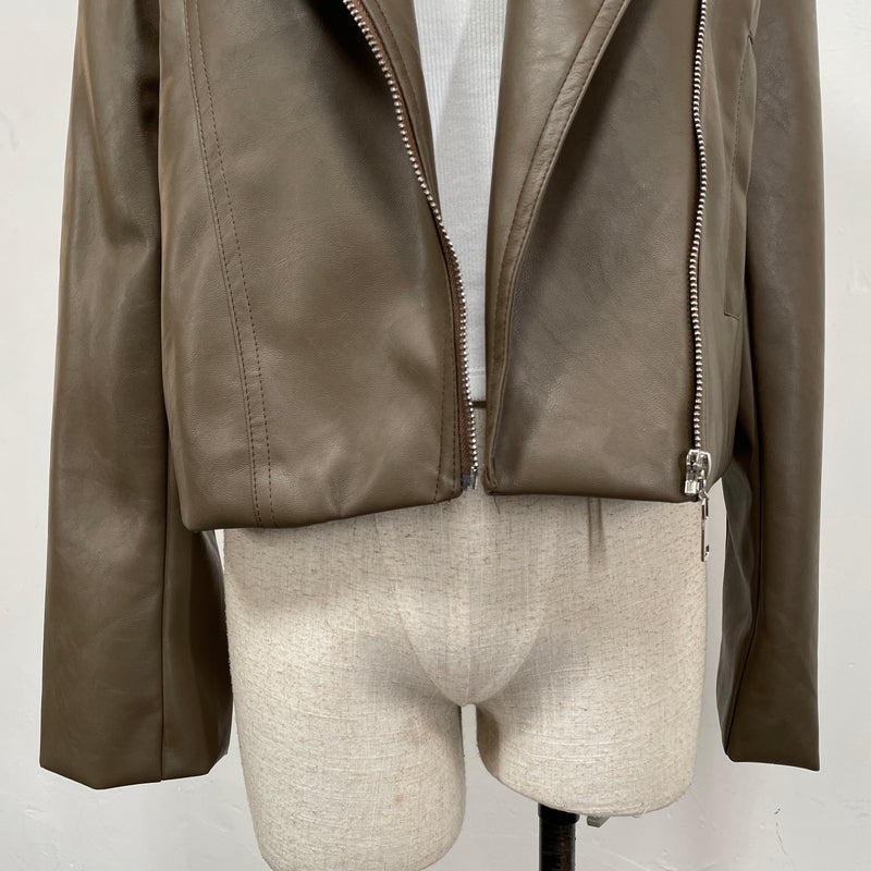 230950 - Artificial Leather Jacket (10% Off)
