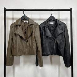 230950 - Artificial Leather Jacket (10% Off)