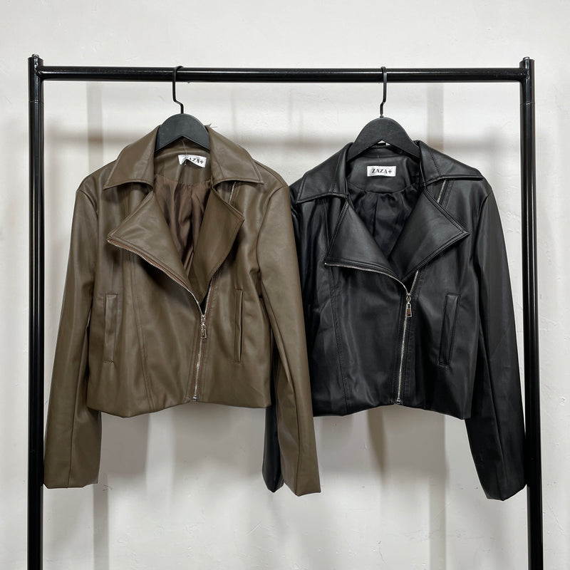 230950 - Artificial Leather Jacket (10% Off)