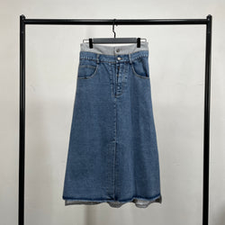 230979 - 2 Tone A Line Skirt(📣 New Item 📣)