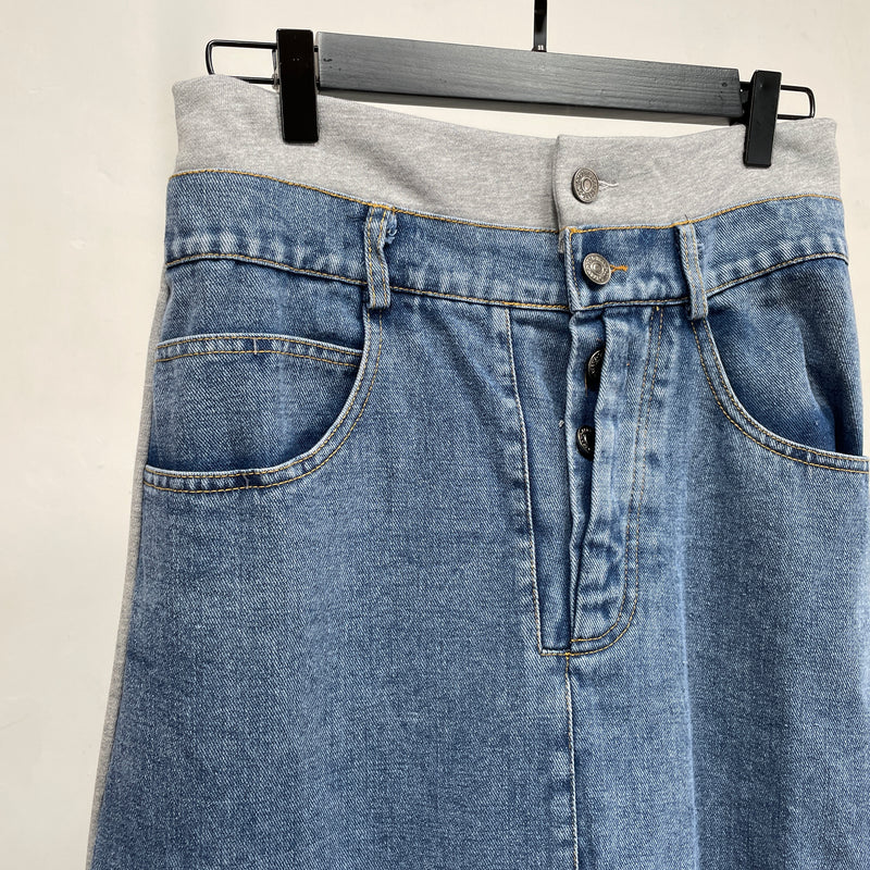 230979 - 2 Tone A Line Skirt(📣 New Item 📣)