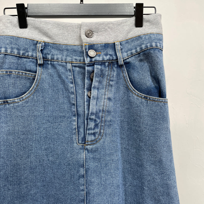 230979 - 2 Tone A Line Skirt(📣 New Item 📣)