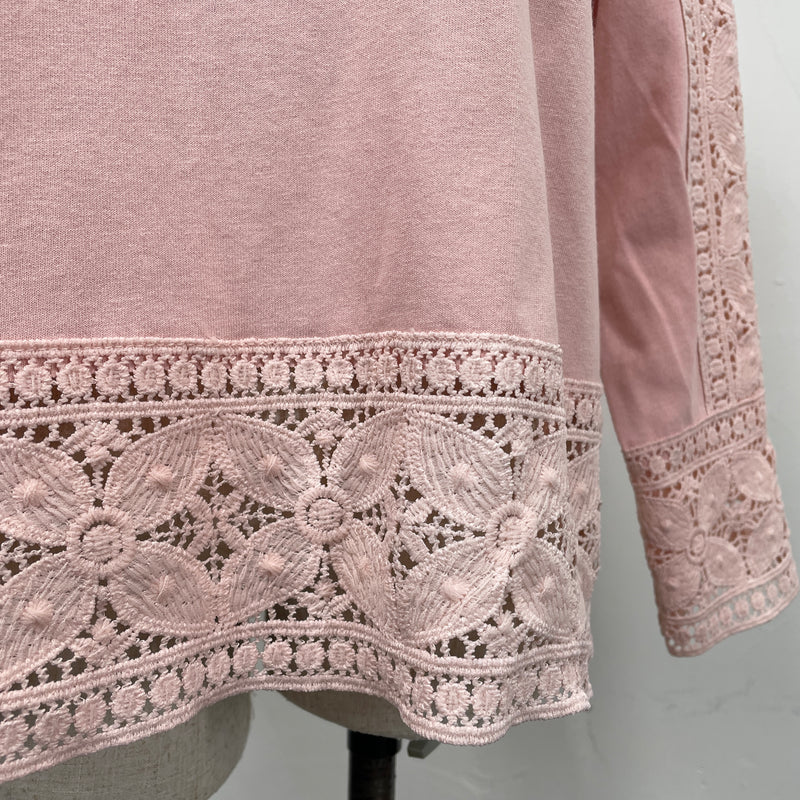 230982 - Lace Trim Cotton Top (10% Off)