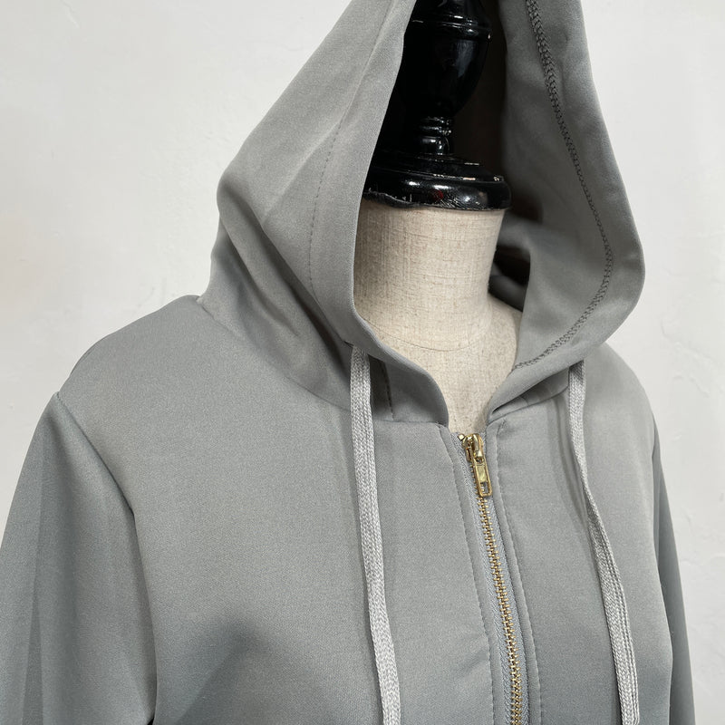 230983 - Ruffle Bottom Hood Jacket (❤️ Hot Item ❤️)