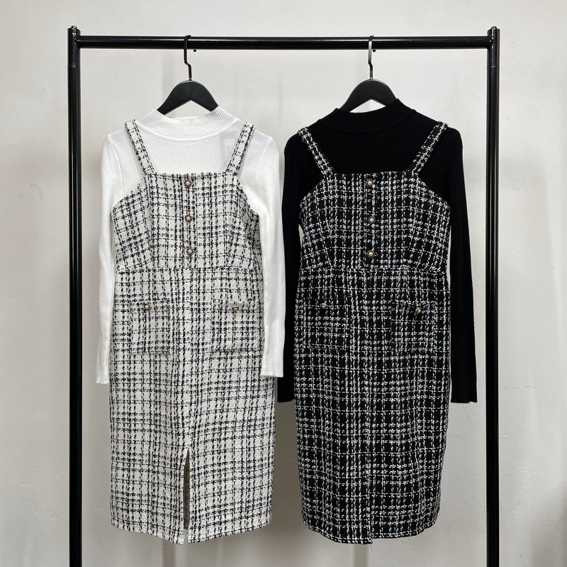 230986 - Tweed Suspender Set(📣 New Item 📣)