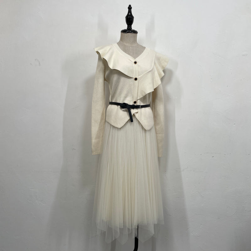 230985 - Knitting Gauze Skirt Set (❤️ Hot Item ❤️)