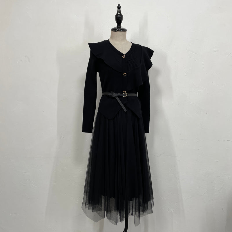 230985 - Knitting Gauze Skirt Set (❤️ Hot Item ❤️)