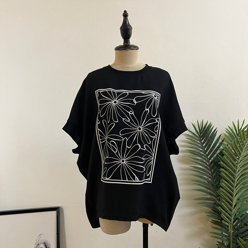 250135 - Printed Top (❤️ Hot Item ❤️)
