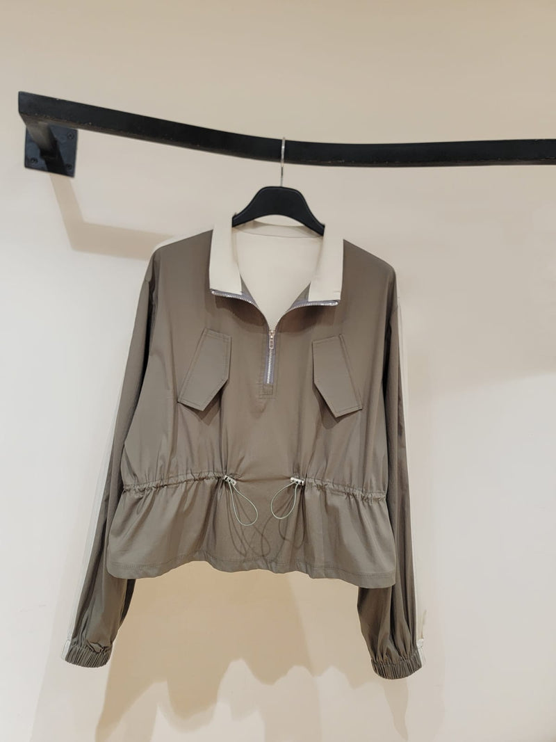 230974 - Cowl Neck Zip Top (10% Off)