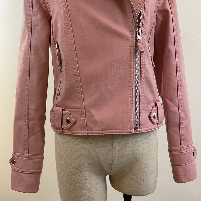 211701 - PVC Leather Jacket