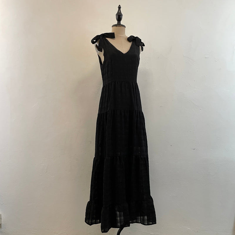 220273 - V Neck Long Dress