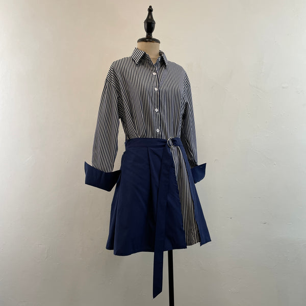 220300 - Shirt Style Dress Set (⌛️ Pre Order ⌛️)
