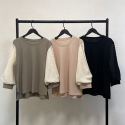 221569 - Chiffon Sleeve Top (📣 New Item 📣)