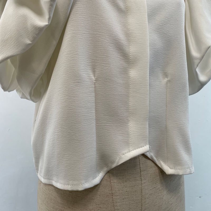 220289 - Puffy Sleeves Shirt Top