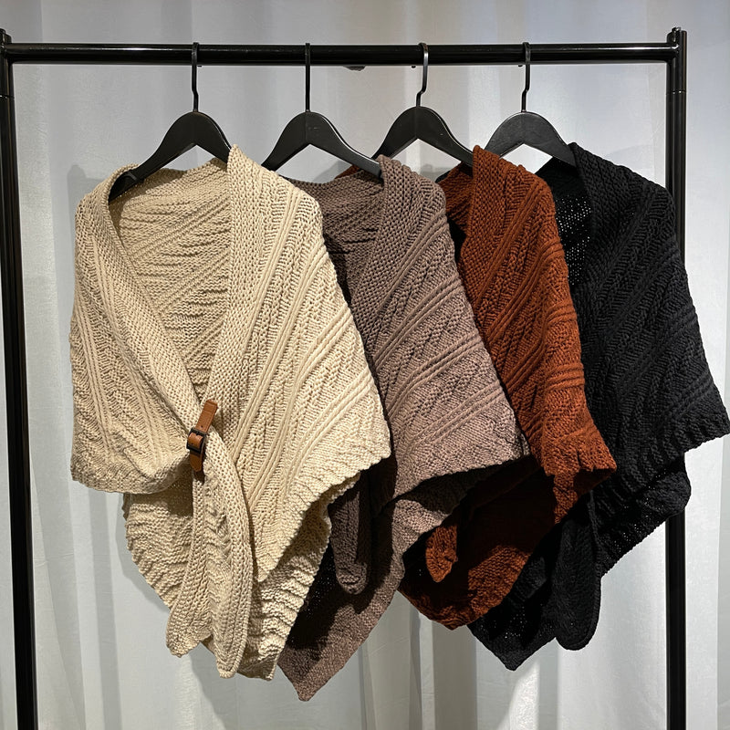 211051 - Causal Wool Shawl (⌛️ Pre Order ⌛️)